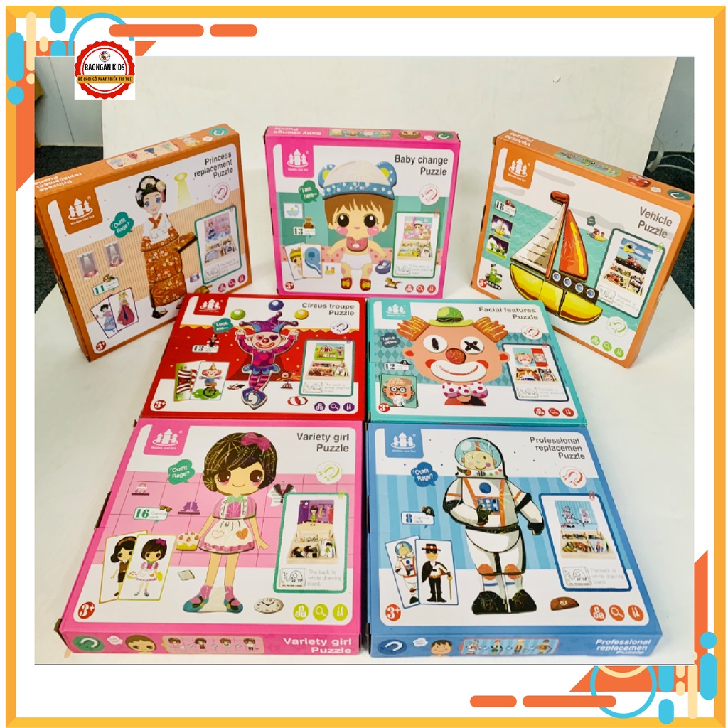 Bộ Ghép Hình Nam Châm Nhiều Chủ Đề Cho Bé Vui Chơi Sáng Tạo