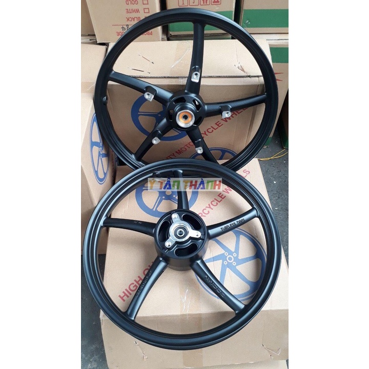 Mâm 5 Cây Dùng Cho Xe Raider Fi Màu Đen MS3125