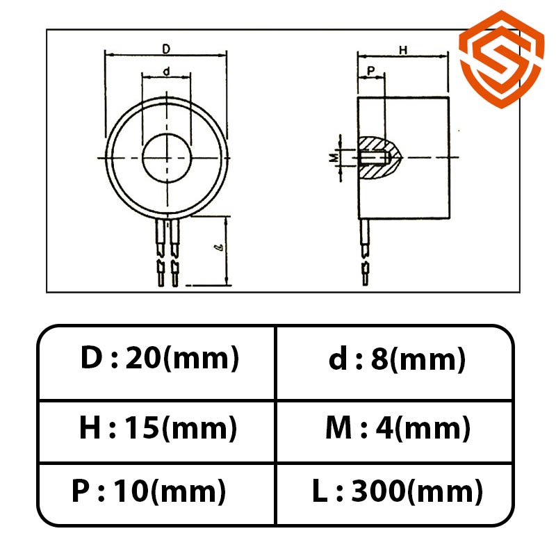 Nam châm điện LS-P20/15 DC12V 3KG