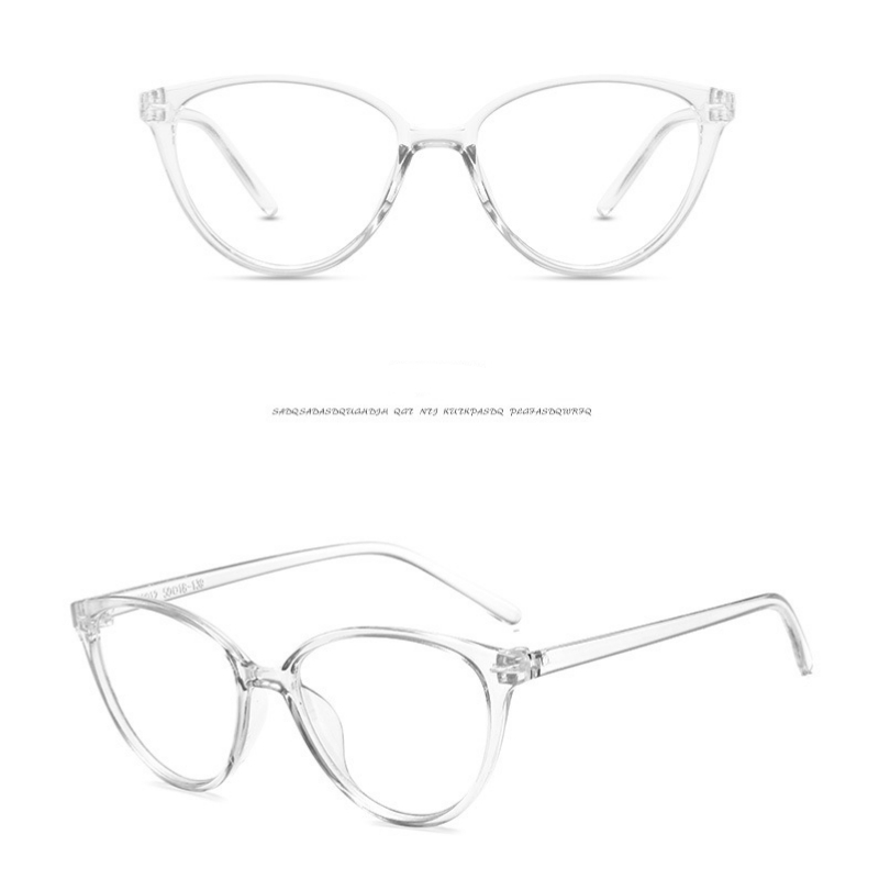 Anti-blue light Eyeglasses Women Trendy Brand Design Retro Myopic glasses