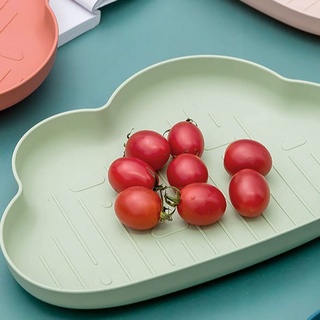 Khay Lúa Mạch Hình Đám Mây - Khay Đựng Đồ Ăn Cho Bé - Dụng Cụ Đựng Bát Chén