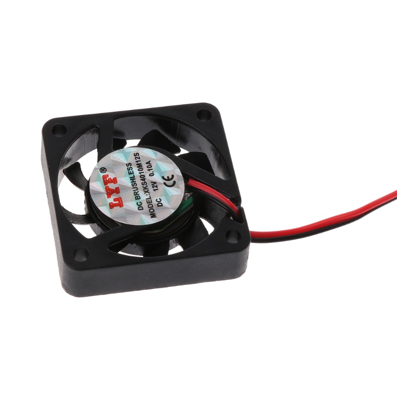 Quạt Tản Nhiệt GODD 4010 Cho DC 12V 2Pin 40mm DC Không Chổi Than Kèm 10cm