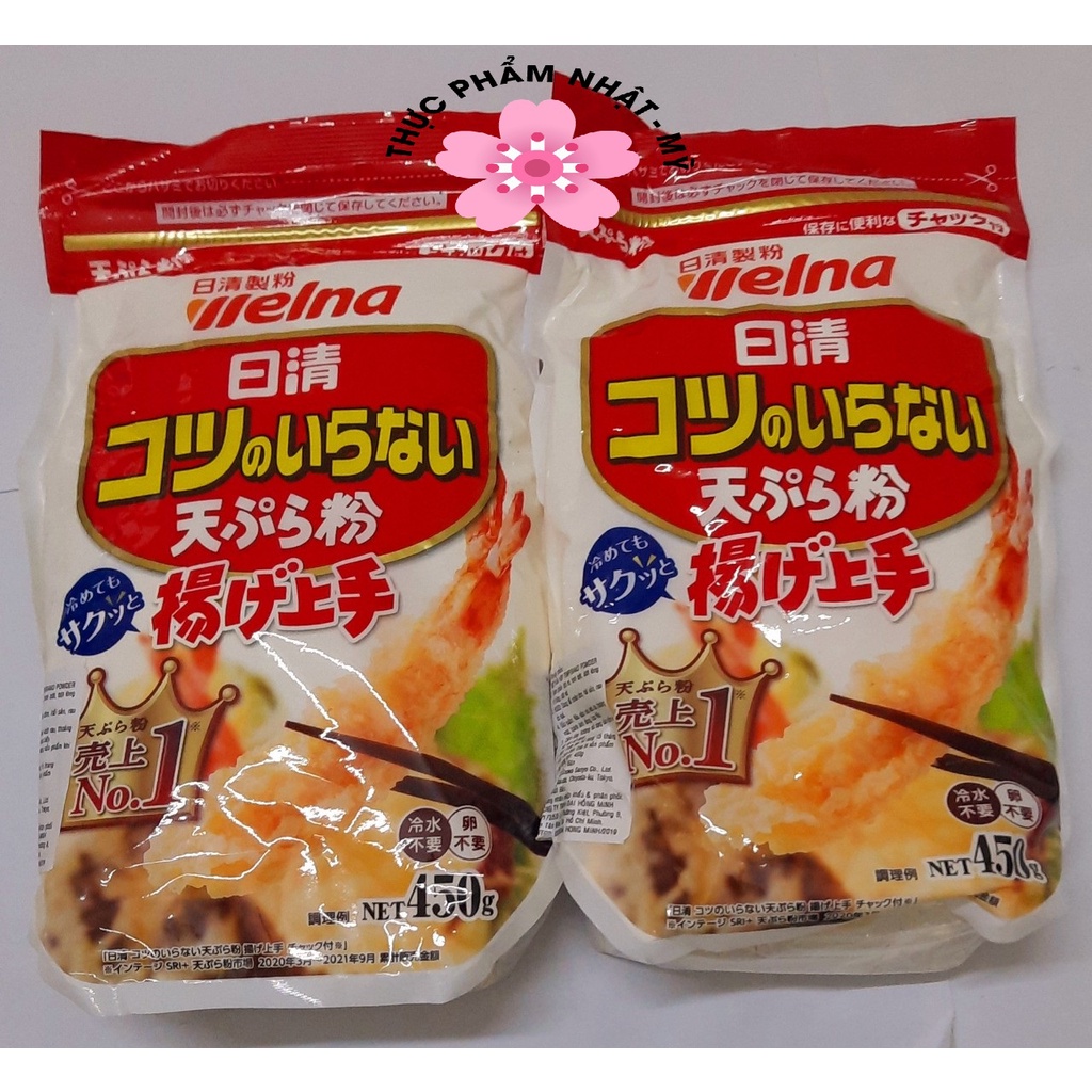 Bột chiên Tempura 450g Nhật bản chính hãng thơm ngon chất lượng