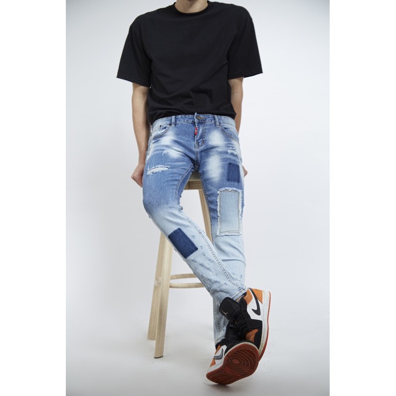 [⚡Tặng quà⚡] Quần Jean Nam Cao Cấp dáng skinny wash phong cách | BigBuy360 - bigbuy360.vn