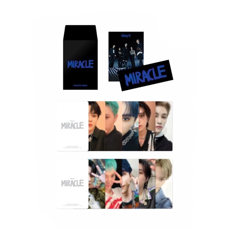 Gói card ảnh và nhãn dán luggage sticker NCT 127 - Earthquke/NCT DREAM - Dreaming/WAYV - Miracle