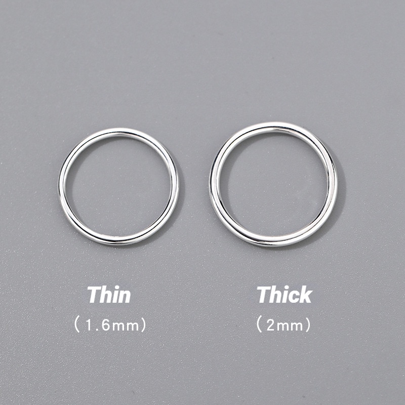 Nhẫn Tròn Lấp Lánh Bằng Đồng Thời Trang Hàn Quốc Cho Nữ