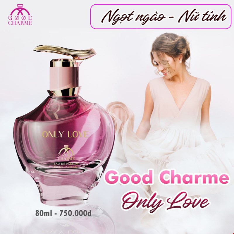 Nước hoa nữ Charme Only Love 80ml trẻ trung sang trọng