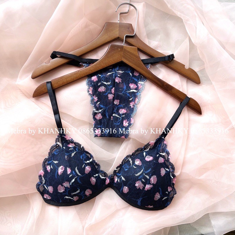 Bộ bralette xanh hoa tulip (khách đặt từ 2 bộ tự chọn bất kì) | BigBuy360 - bigbuy360.vn