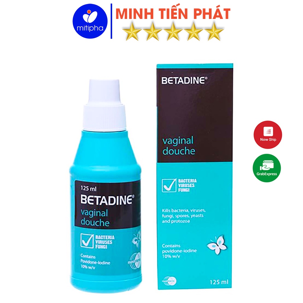 Dung dịch vệ sinh phụ khoa Betadine Vaginal Douche 125ml - Minh Tiến Phát
