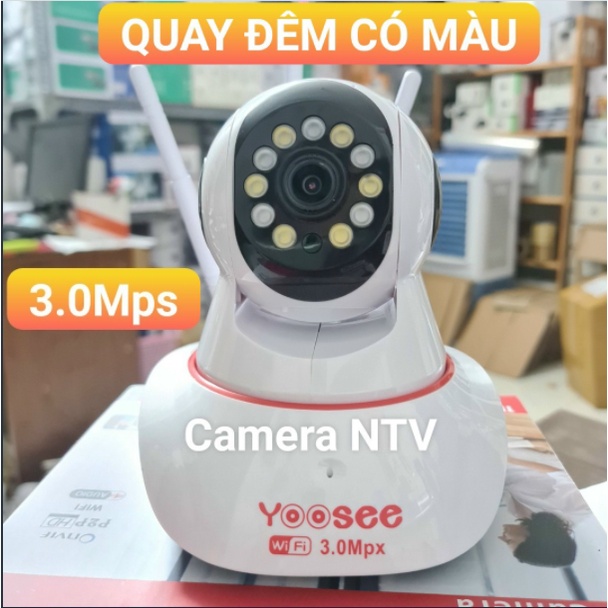 [ GIÁ HUỶ DIỆT] Camera Wifi Không Dây Yoosee 3 Râu 2.0 FULL 1080P