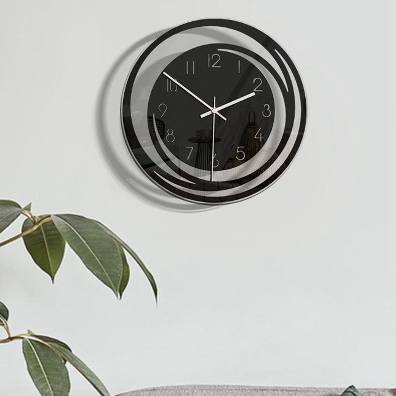 Đồng Hồ Treo Tường Bằng Acrylic Trong Suốt Thiết Kế Tối Giản Phong Cách Bắc Âu Độc Đáo Trang Trí Nhà Cửa