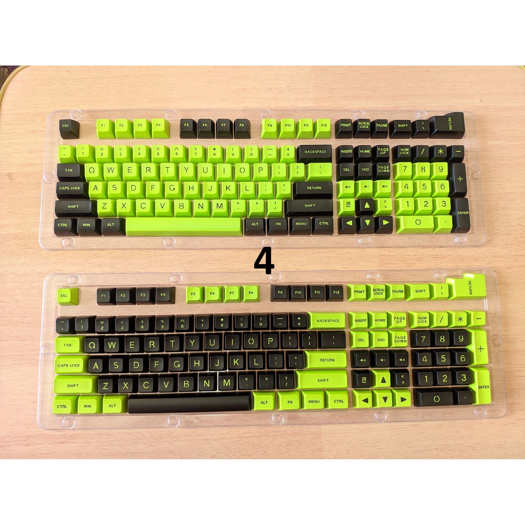 Set Keycap profile SA nút bàn phím cơ nhiều phối màu