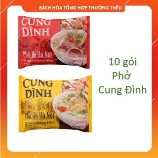 Combo 10 gói phở Cung Đình  gói 68g