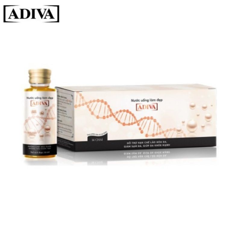 Dưỡng Chất Uống Làm Đẹp Collagen Adiva - Hộp 14 chai x 30ml | BigBuy360 - bigbuy360.vn