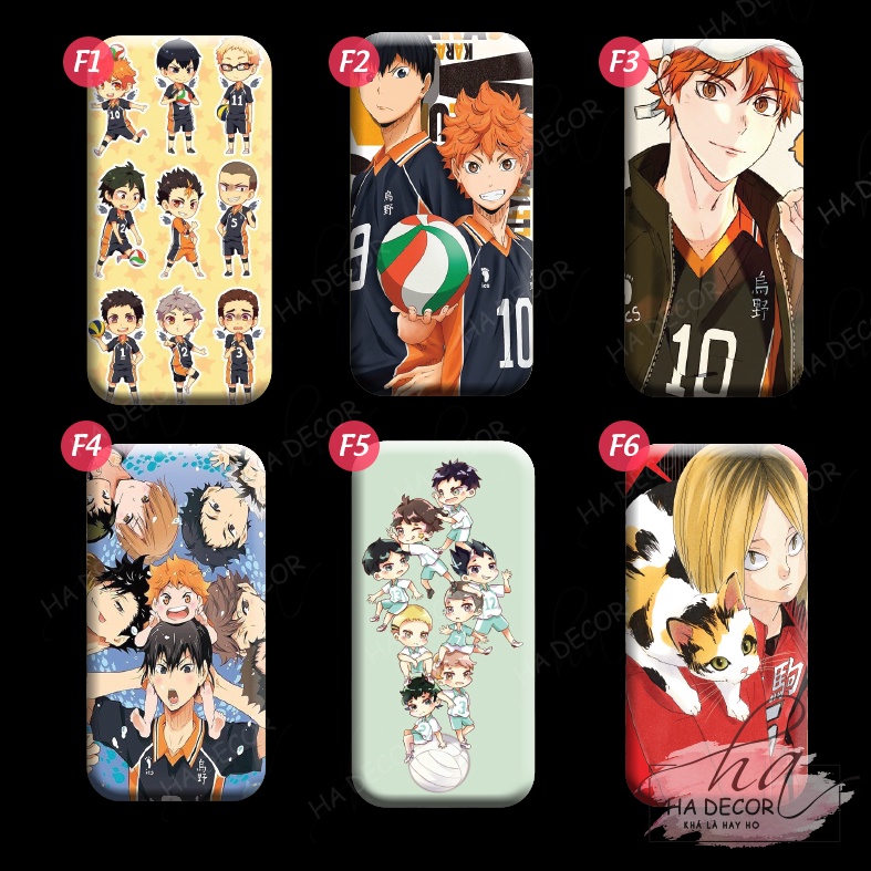 Decal dán máy tính cầm tay hình Anime Haikyuu Vua Bóng Chuyền - Miếng dán trang trí máy tính casio/vinacal