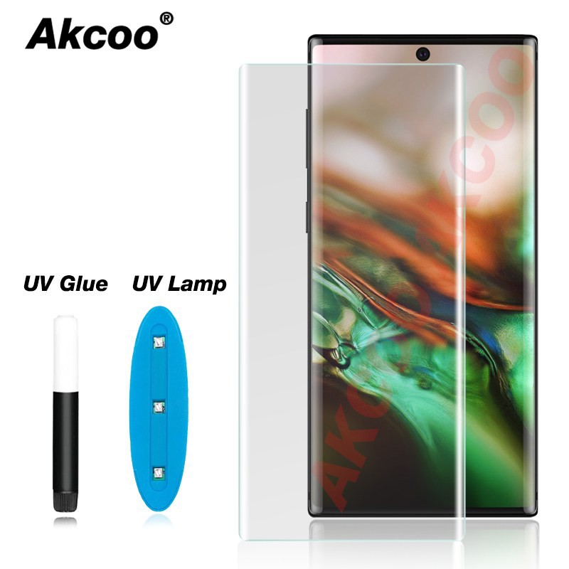 Miếng Dán Kính Cường Lực Full Màn Keo Nước UV Cho Samsung Galaxy S20, S20 Plus, S20 Ultra, Dán Màn Hình Samsung