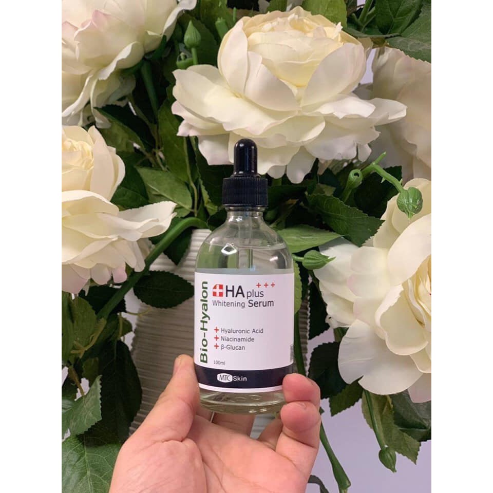 Serum HA Plus Whitening Tinh Chất HA MTC, Cấp Ẩm Da Se Khí Lỗ Chân Lông Trống Lão Hóa. Chính Hãng.