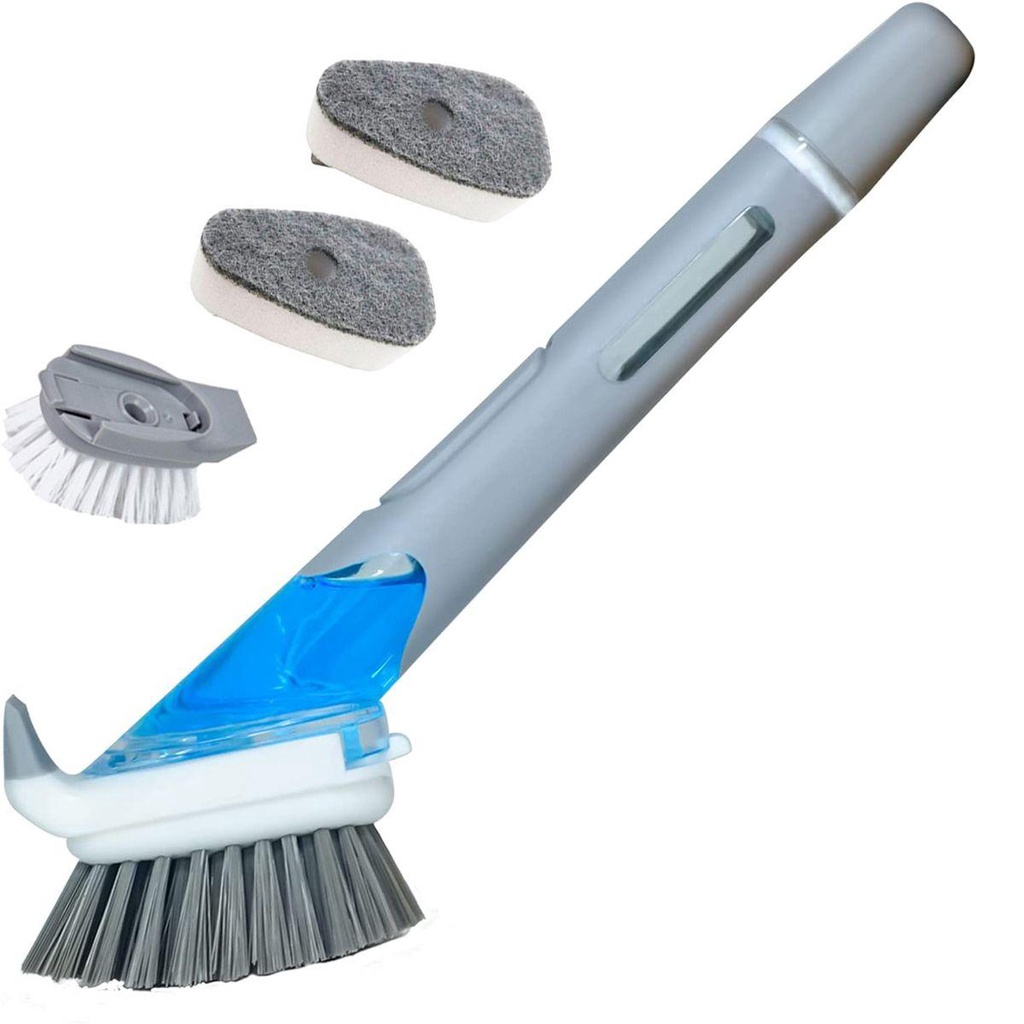Cọ Rửa Chén Đĩa Có Bình Đựng Xà Phòng Đa Năng Tiện Dụng