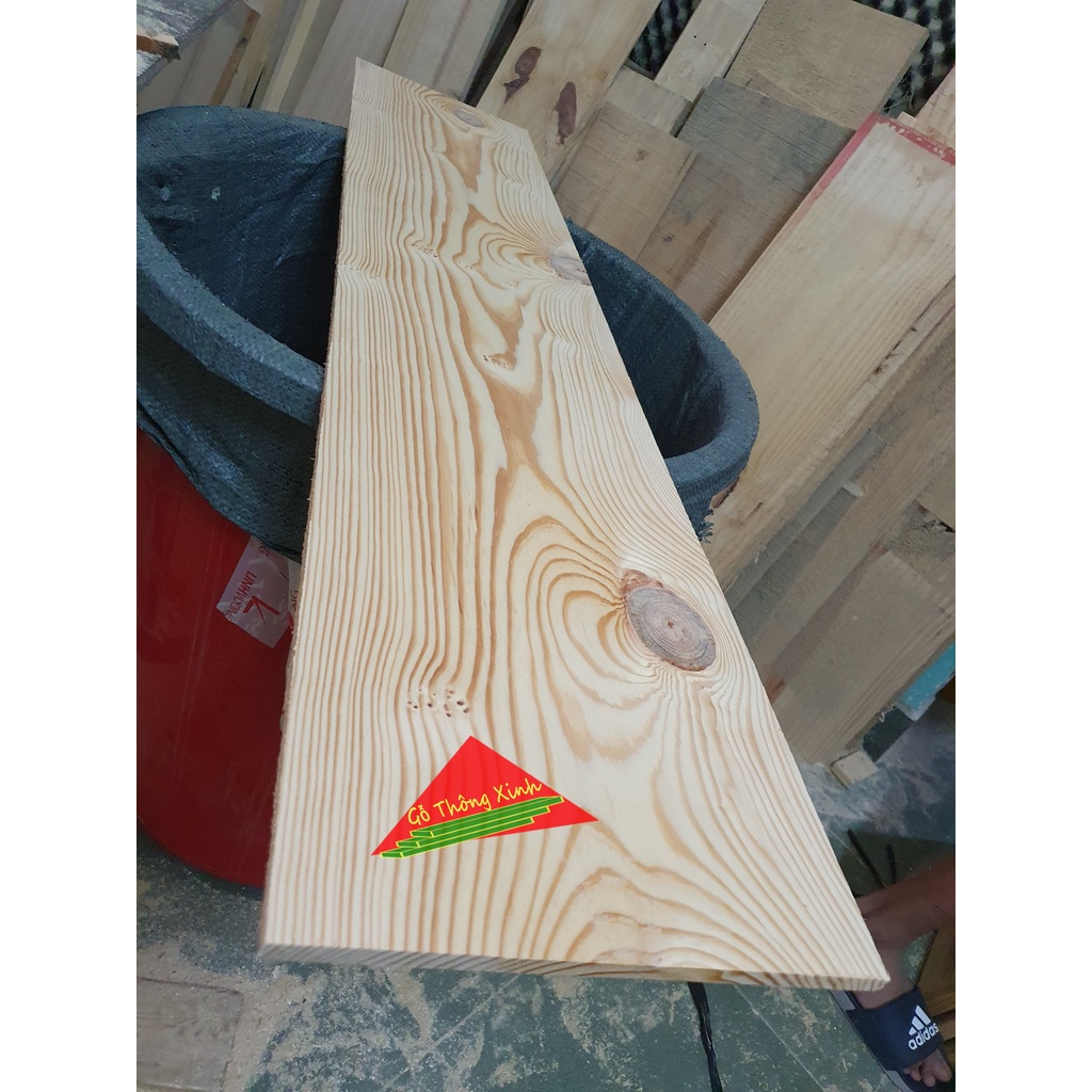 Gỗ thông mặt lớn rộng 24cm, dài 1m2, dày 1cm đã bào đẹp 4 mặt phù hợp để trang trí, chế loa bluetooth, DIY