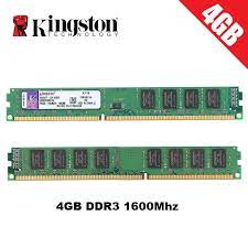 ram kington ddr3 4g và 2g buss  1333  và 1600 cũ