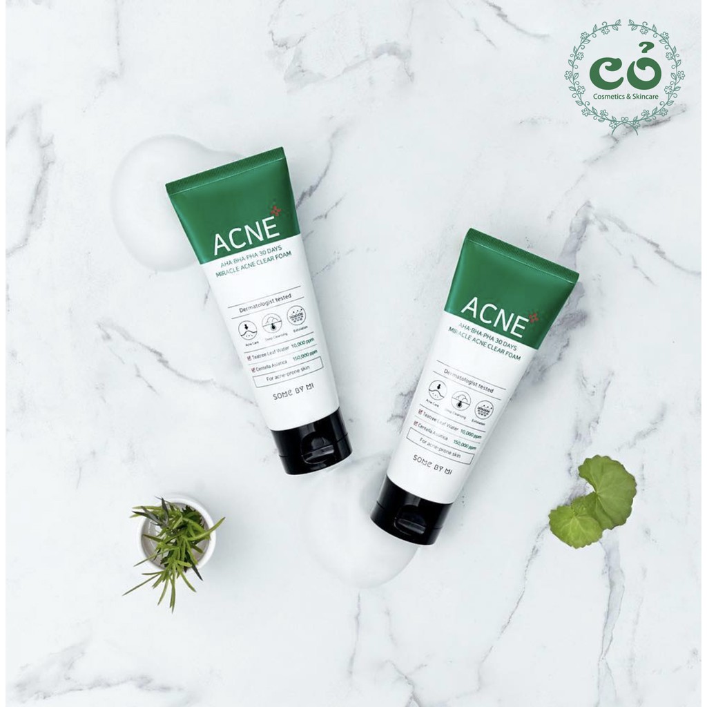 Sữa Rửa Mặt Some By Mi AHA-BHA-PHA 30 Days Miracel Acne Clear Foam | BigBuy360 - bigbuy360.vn