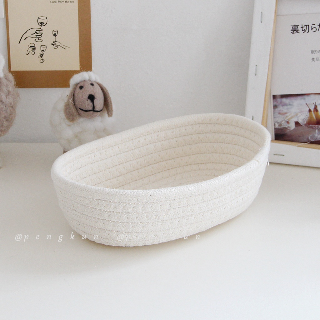 Giỏ Vải Đựng Vật Dụng Đa Năng Tiện Dụng In Họa Tiết Xinh Xắn