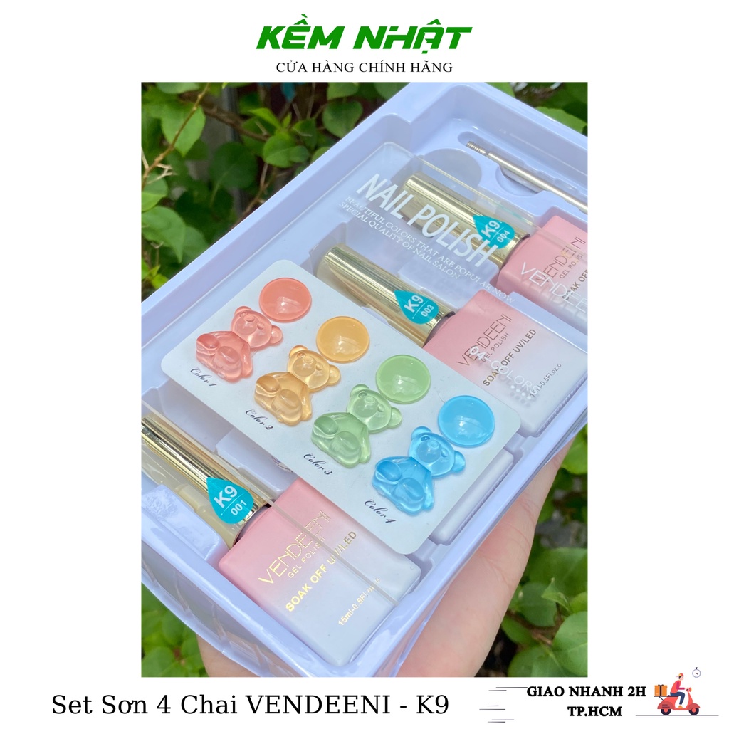 Set Sơn 4 Chai VENDEENI