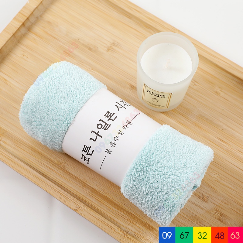 Khăn Mặt Hàn Quốc Siêu Mềm Mại Siêu Thấm Hút 50x30cm