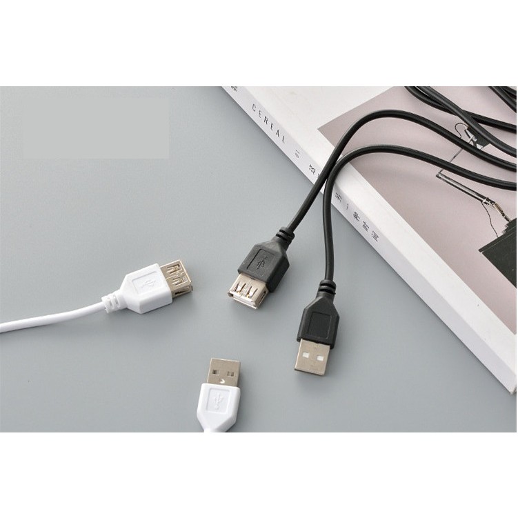 [Mã ELFLASH3 hoàn 10K xu đơn 20K] Cáp nối dài USB 1 đầu đực 1 đầu cái