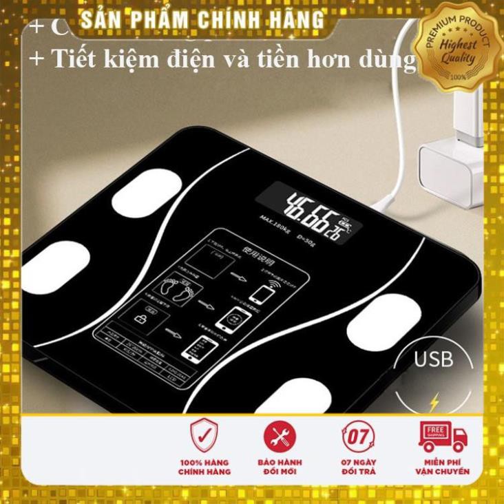 ⚡Bảo Hành 1 Đổi 1⚡Cân Điện Tử Sức Khỏe Kết Nối Với Điện Thoại Đo Chỉ Số Sức Khỏe Kiểm Soát Chế Độ Ăn Uống [CHÍNH HÃNG]