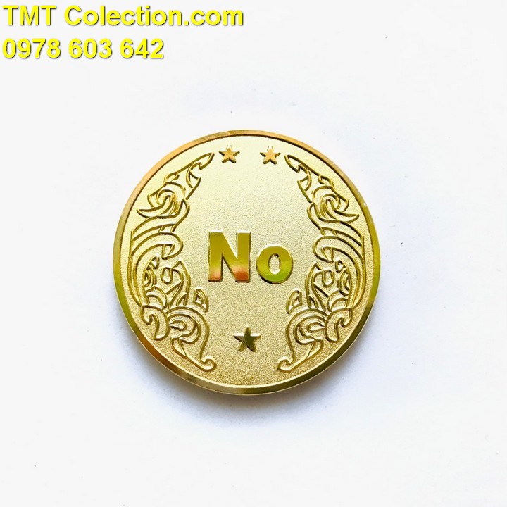 Xu Quyết Định Yes No Dùng để làm đồ lưu niệm, sưu tầm, trang trí bàn sách - TMT Collection - SP005272