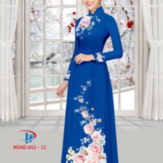 Vải áo dài in 3D tằm ý
