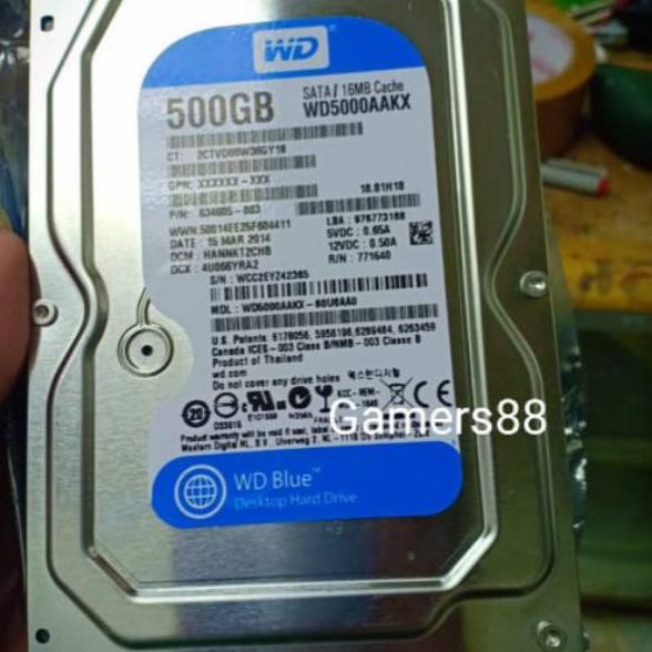 Ổ Cứng Wd Wdc 500gb Blue Hdd Cctv Ốp