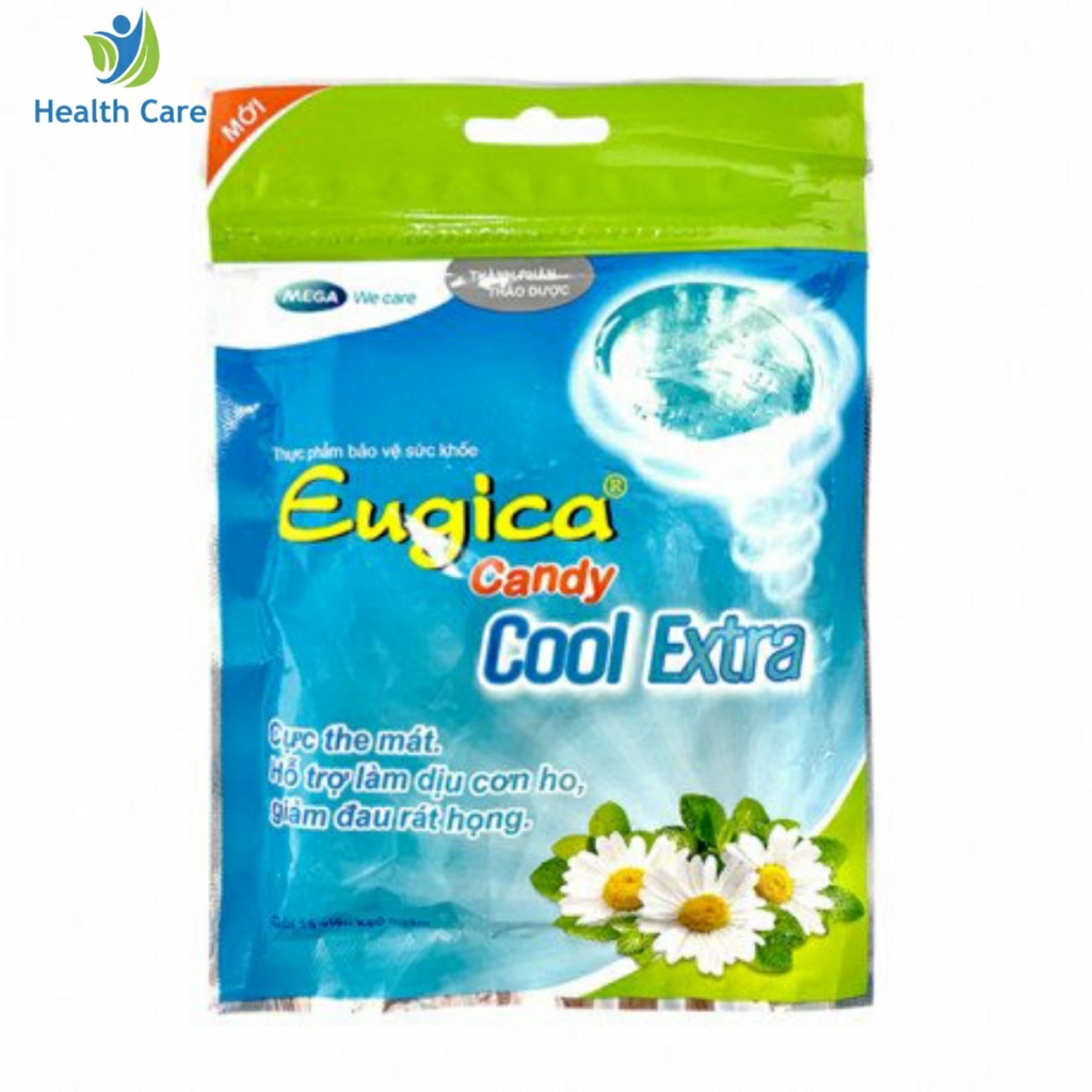 Kẹo ngậm thảo dược EUGICA CANDY COOL EXTRA (Gói 15 viên)