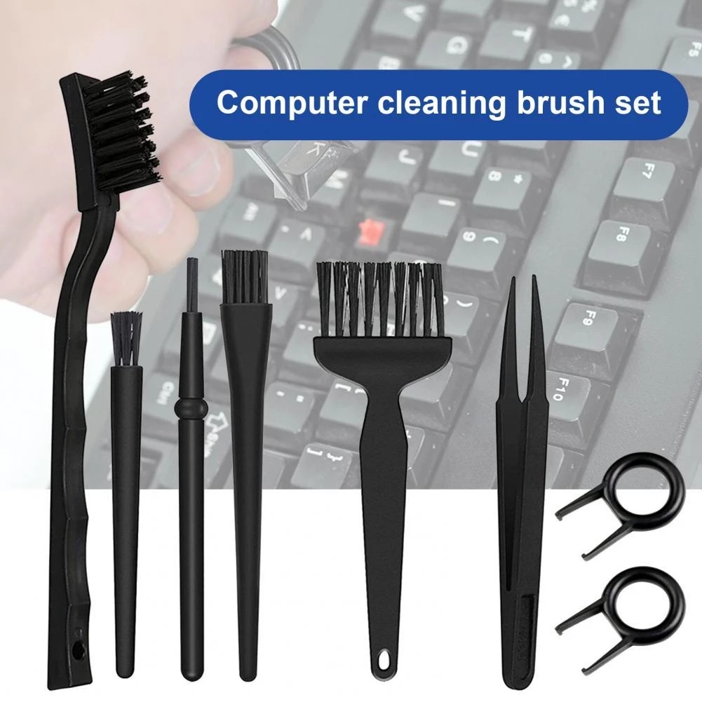 Set 6 Cọ Nylon Chống Tĩnh Điện Làm Sạch Bàn Phím Chuyên Nghiệp