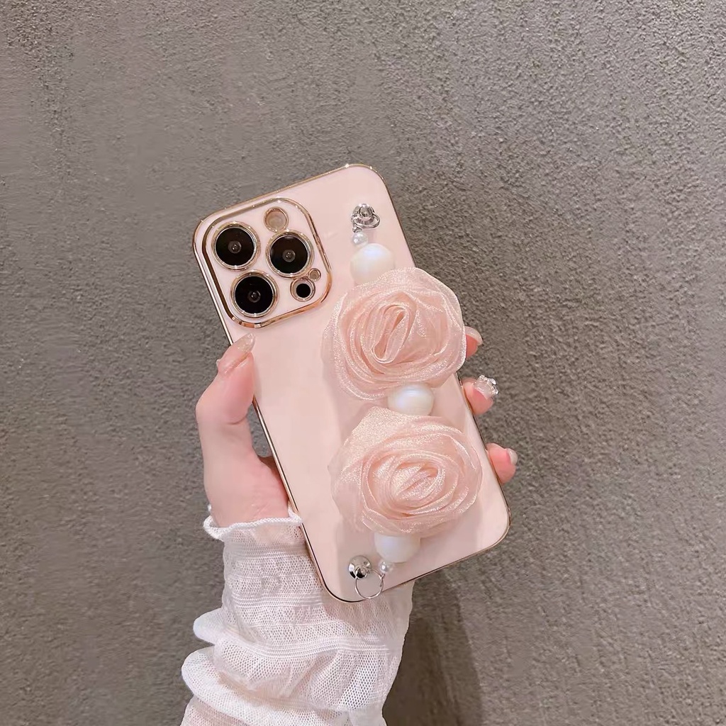 Ốp Điện Thoại tpu Mềm Hoa Hồng Cho iPhoneX XS XR XS max 7Plus 8Plus 11 pro max 12 13 proamx 12 13 pro max