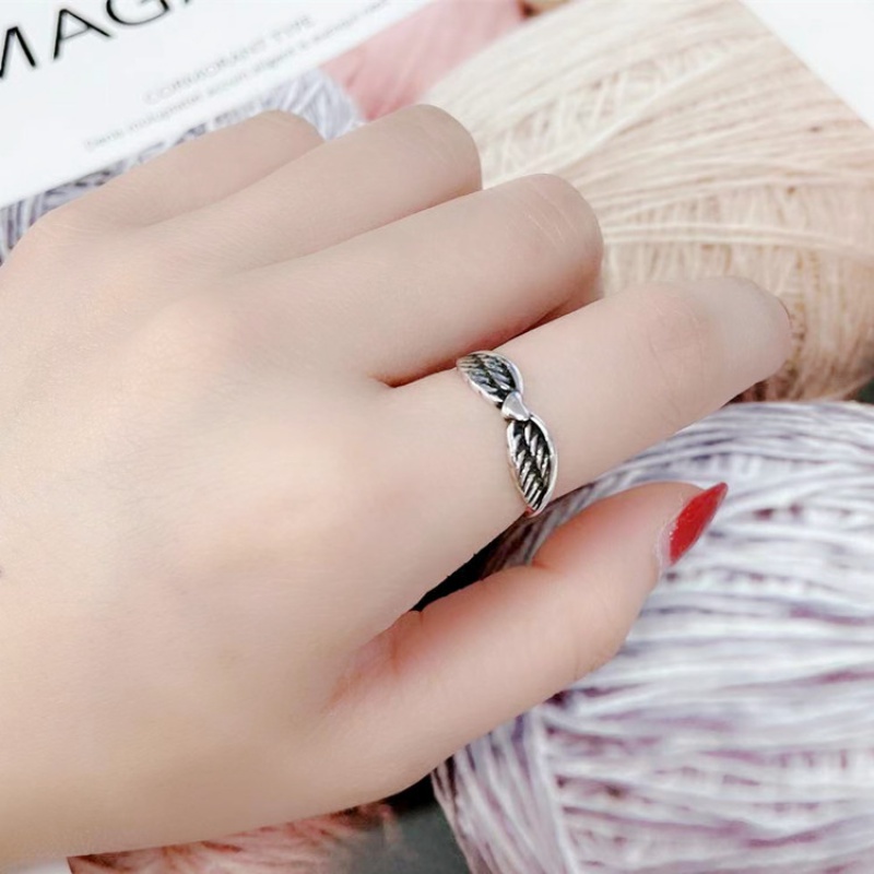 Nhẫn HợP Kim DạNg Hở HìNh Thiên ThầN Vintage ThờI Trang