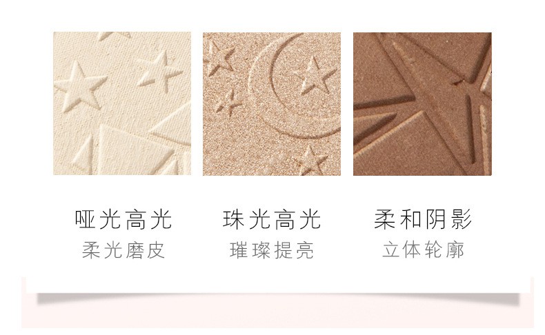 (Hàng Mới Về) Bảng Phấn Tạo Khối Má Hồng Bắt Sáng 3 Trong 1 Tiện Dụng | BigBuy360 - bigbuy360.vn