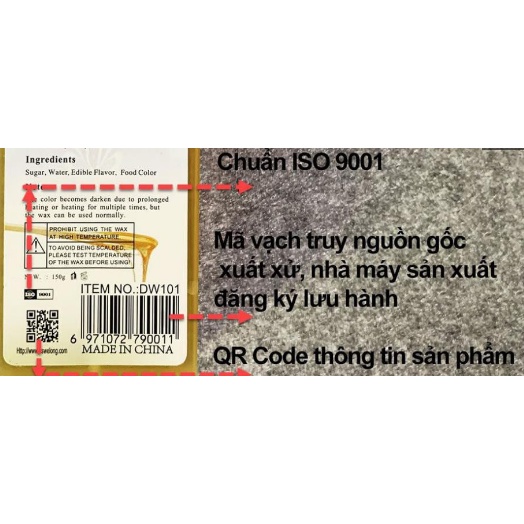 * Chuyên sản xuất cung cấp sỉ và lẻ toàn quốc * Sáp cây Wax lông 150g mật ong.