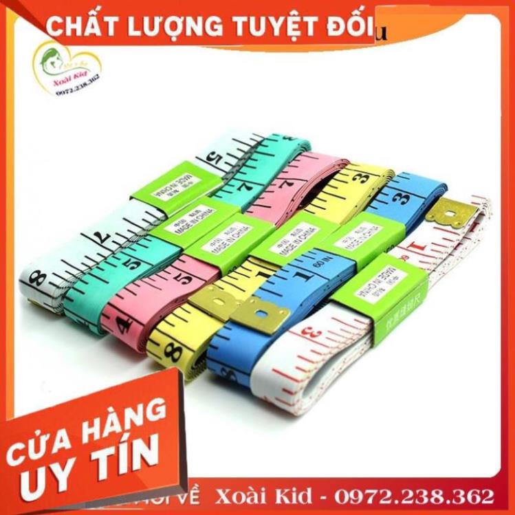 [auth] Thước dây đo 150cm - Thước dây may đồ, đo eo đầu bọc sắt [Hot]