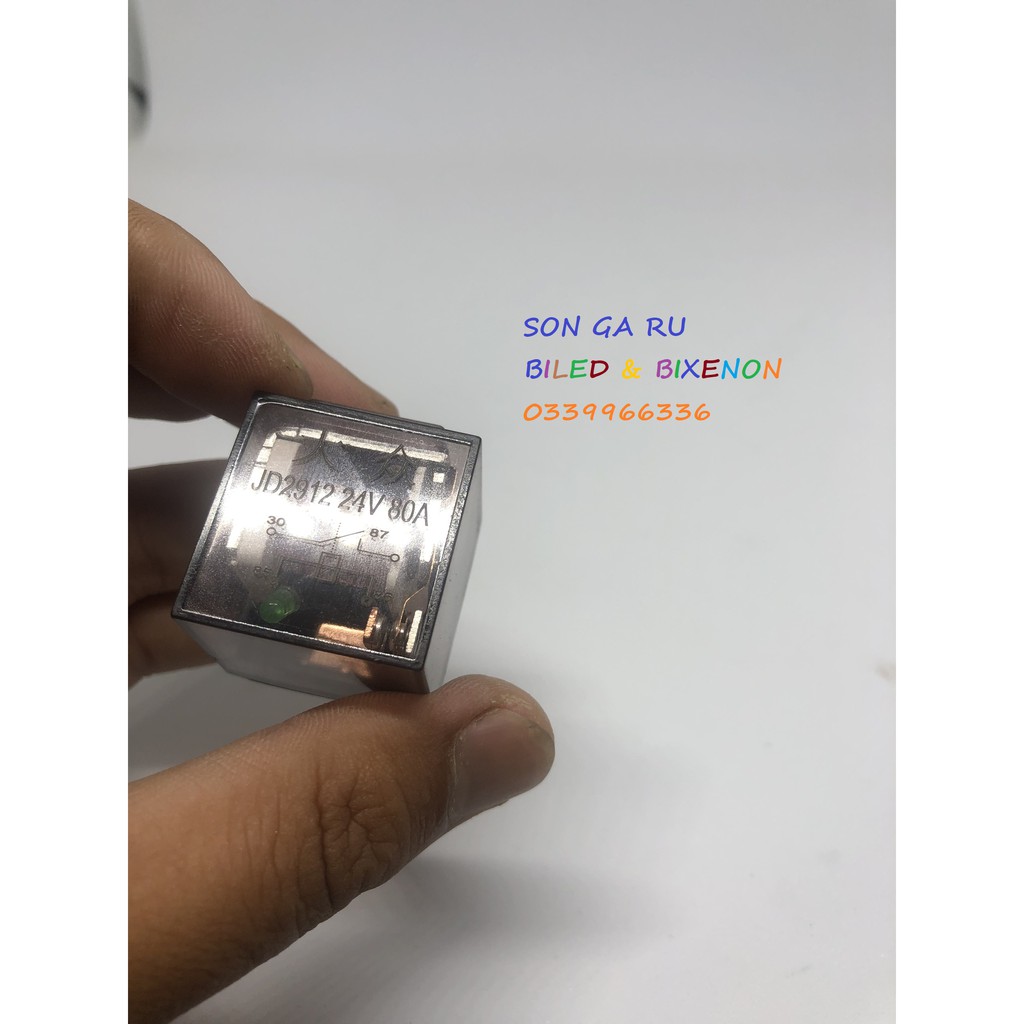 Rơ Le 4 chân loại 12v / 24v chịu tải 80A