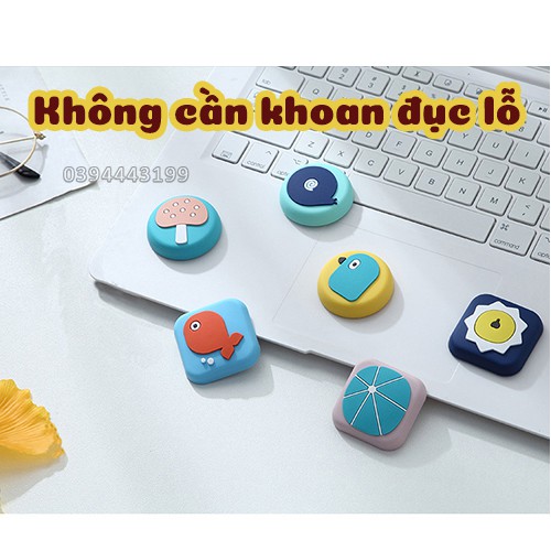 Miếng dán silicone chặn cửa thông minh chống tiếng ồn, chống va đập, giảm tiếng động họa tiết 3D dễ thương