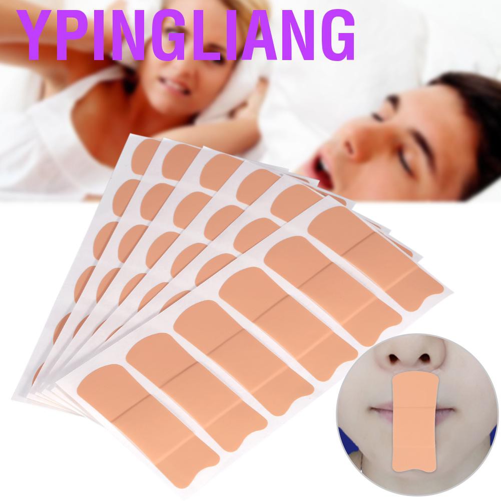 (Hàng Mới Về) Set 36 Miếng Dán Chống Ngáy Khi Ngủ Tiện Dụng