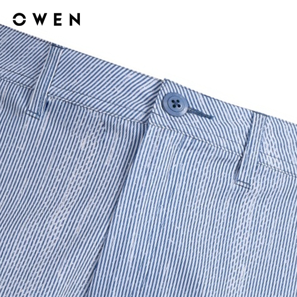 Quần Short Tây Nam Owen Poly Trendy màu xanh - SS20357