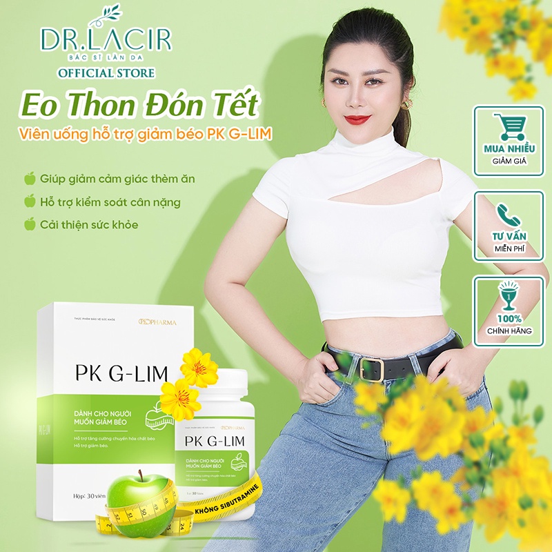 Viên uống Giảm cân táo PK G-LIM Lamer Dr Lacir Hộp 30 viên DR49