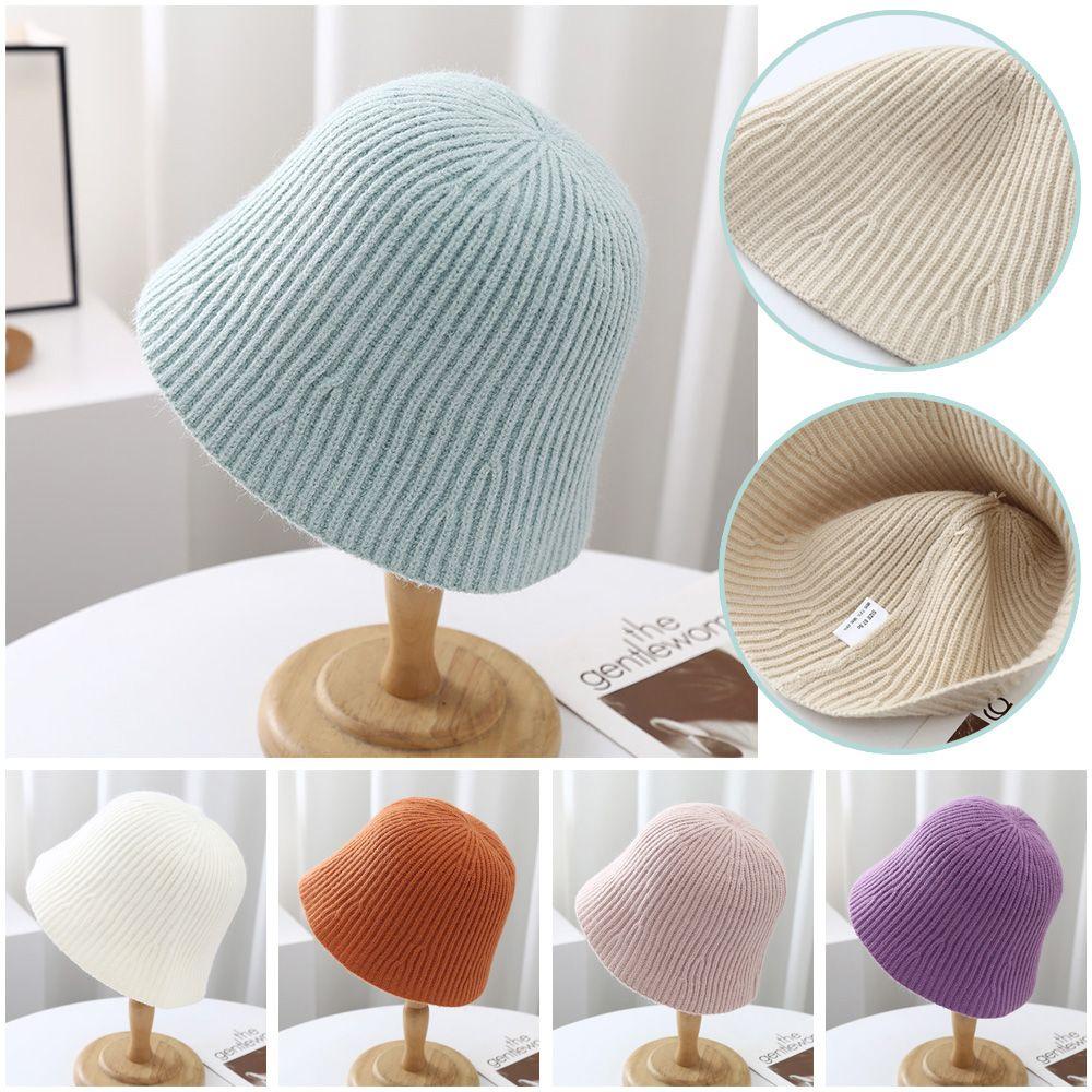 SUSANS Mũ Len Giữ Ấm Thời Trang Mùa Đông Cho Nữ