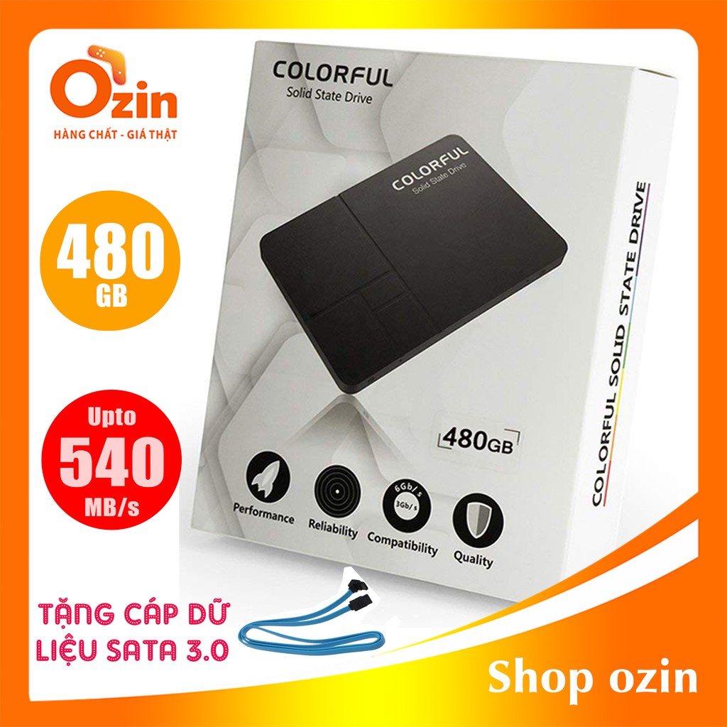 [RẺ VÔ ĐỊCH] Ổ cứng SSD colorful 480GB 256GB 160GB 128GB SATA III 2.5 inch NWH Phân Phối | BigBuy360 - bigbuy360.vn