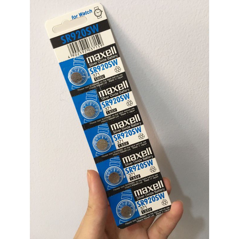 Pin Đồng Hồ SR920SW 371 Maxell hàng chính hãng SR920 cho đồng hồ đeo tay