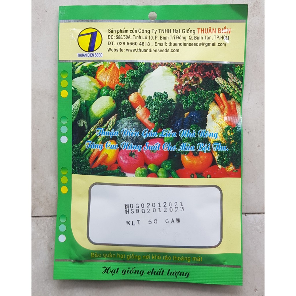 HẠT GIỐNG RAU TẦN Ô -( CẢI CÚC )- 50 GR