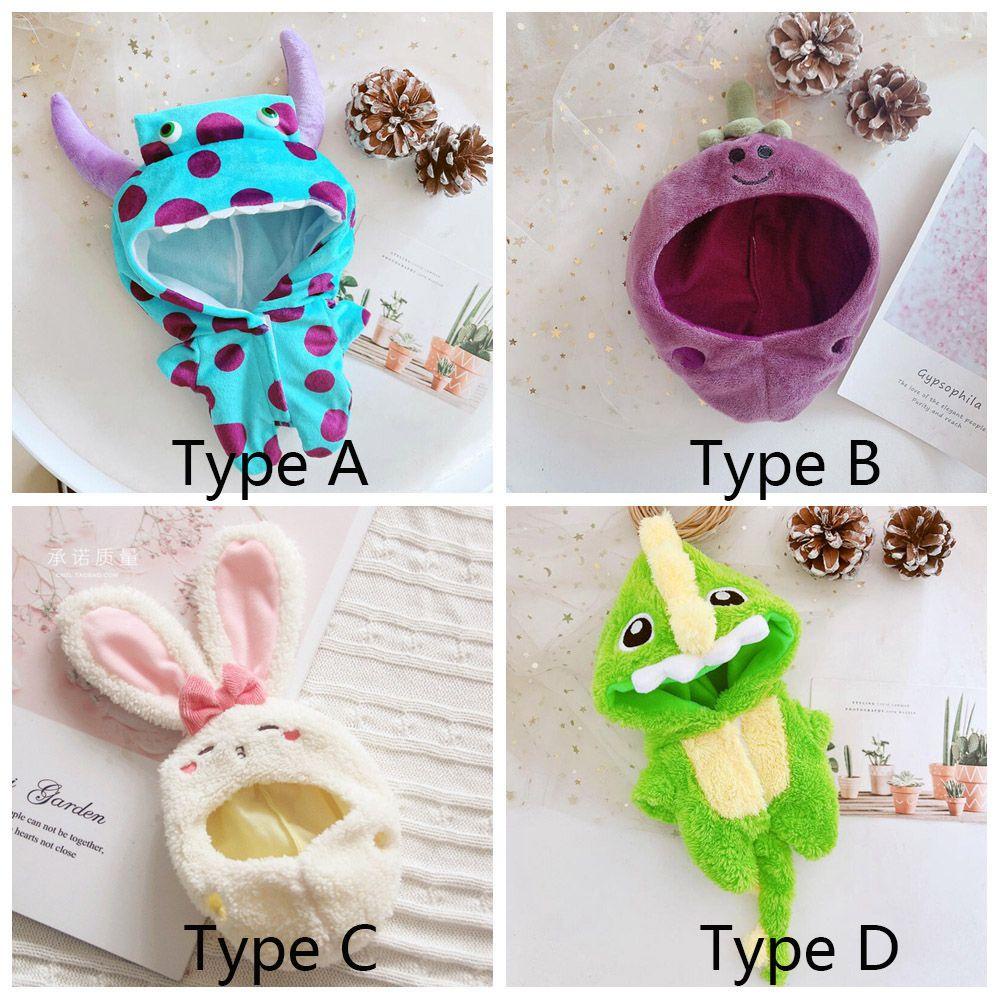 Áo Liền Quần Bằng Vải Lông Cho Búp Bê 20cm